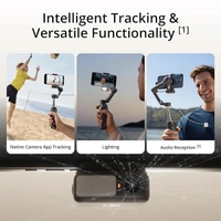 DJI Osmo Mobile 7P Gimbal Stabilizer for iPhone, Android, Native Tracking, Lighting,3-Axis Phone Gimbal,One-Tap Edit, Built-in Extension Rod & Tripod,Phone Charging, Vlogging Stabilizer YouTube Video