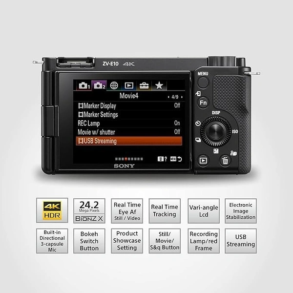 Sony ZV E10L B Digital Camera