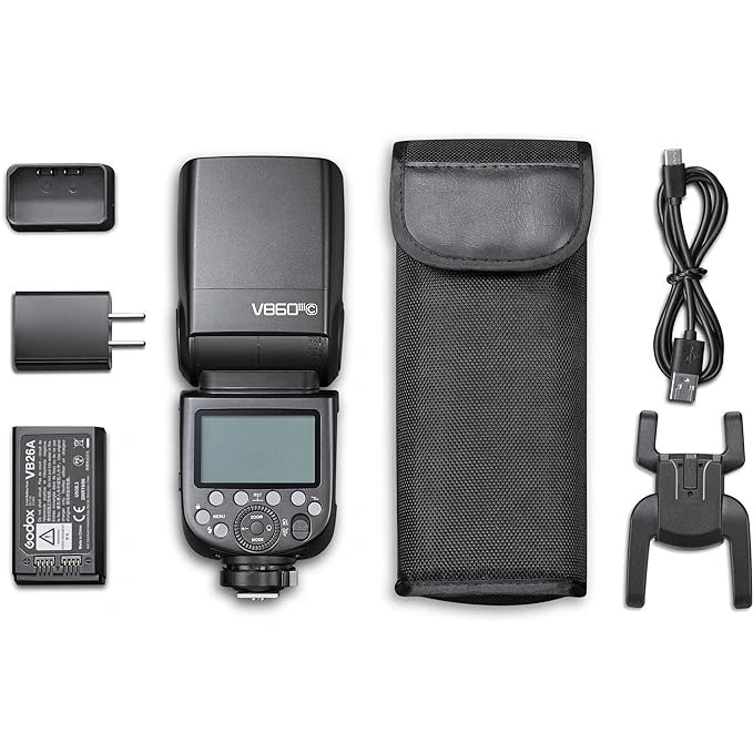 GODOX V860III-C Flash Per Canon E-TTL II 76Ws Con LED Pilota - Ricaricabile, HSS E Telecomando Wireless - Foto 5