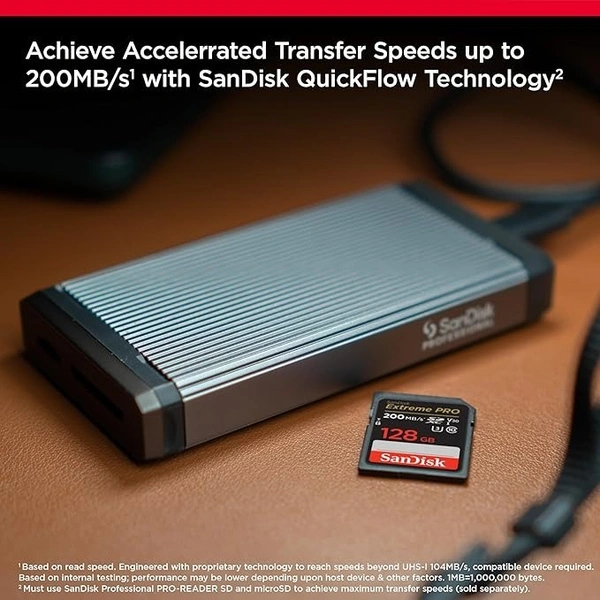 Sandisk Card Extreme pro 128GB 200mps