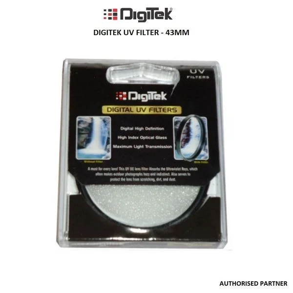 Filtro UV Kood 43mm - Proteggiobiettivo In Vetro Sottile - Per Fotocamere, Droni, Camcorder - Garanzia 1 Anno