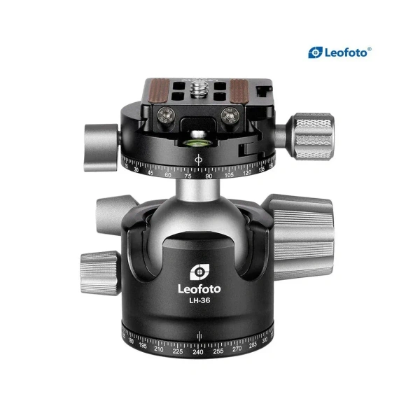 Leofoto LH-36R Low Profile Ball  Head With Panning Clamp