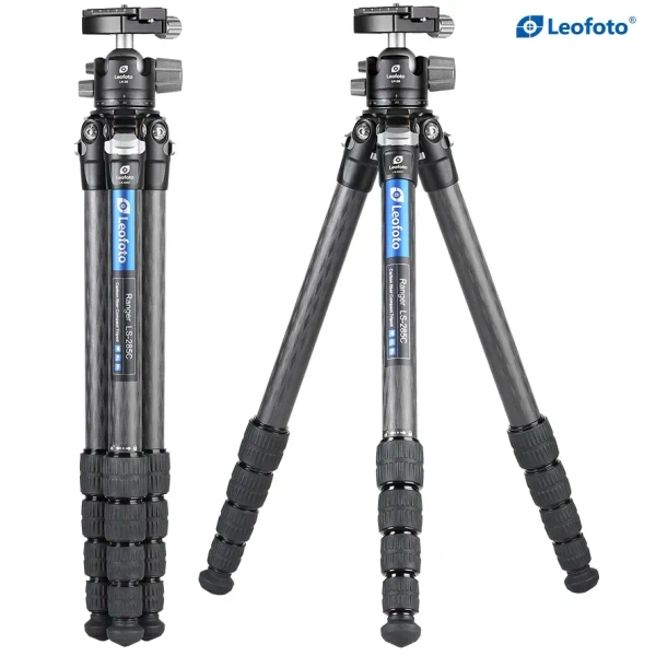 CNC tripod with ball head  10X Layers Carbon fiber Tubes:  28/25/22/19/16MM