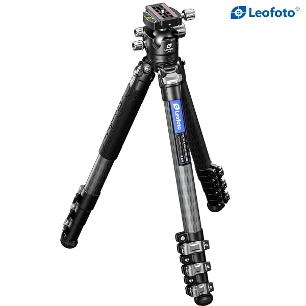 CNC tripod with leveling base and  panning clamp  10X Layers Carbon fiber Tubes:  32/28/25/22MM