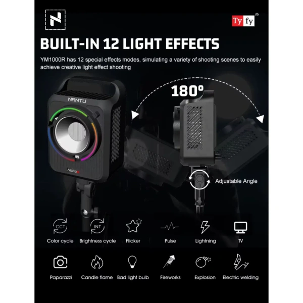 Tyfy NANTU 500*RGB cob light