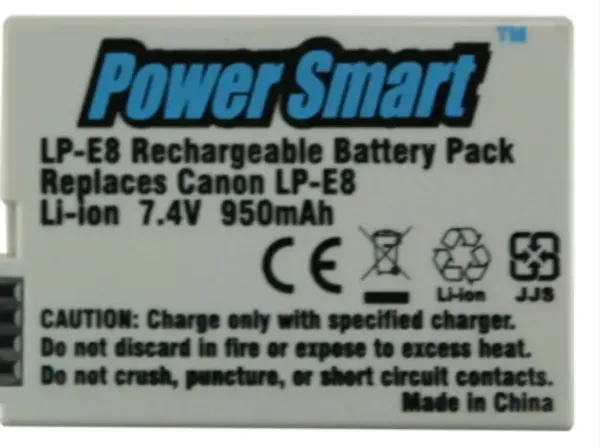  Power smart LP-E8 LI-ION