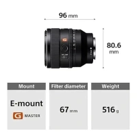 Sony E Mount FE 50mm F1.4 GM Full-Frame Lens (SEL50F14GM) | Standard Prime| Beautiful Bokeh | Premium G Master