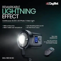 DIGITEK® (DCL-100W DC) 100W Professional Continuous LED Light