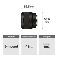 Sony E Mount FE 50mm F1.8 Lens
