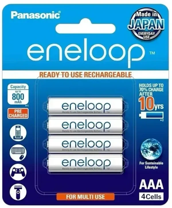Panasonic AA4 eneloop rechargeable battery