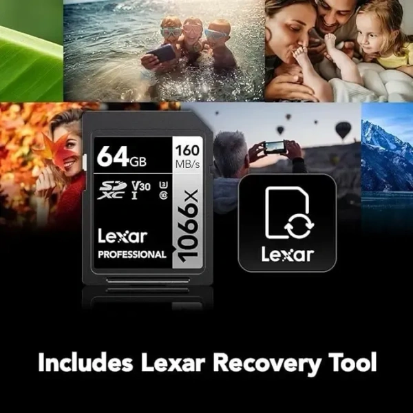 Lexar® Professional 1066x SDXC™ UHS-I Card SILVER Series