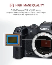 Canon EOS R7 32.5MP Mirrorless Camera With RF-S18-150mm Lens Kit | APS-C Sensor | 4K 120P Video (Black)