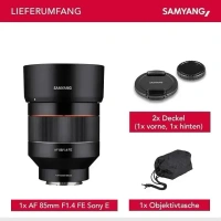 Samyang AF 85mm F1.4 E Auto Focus Lens - Black