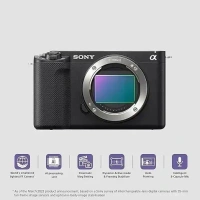 Sony Alpha Zv-E1 Full-Frame Interchangeable-Lens Mirrorless Vlog Digital Zoom Camera (Body Only)| Made for Creators | 12.1 Mp | Artificial Intelligence Based Autofocus | 4K 120P Recording – Black
