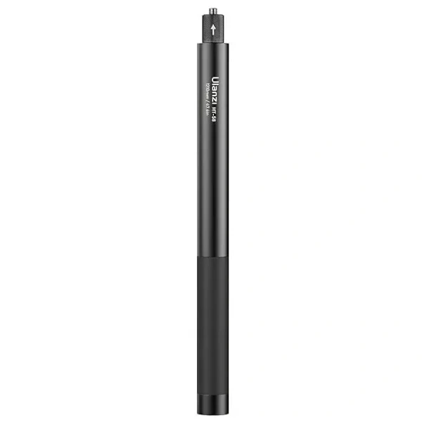 Ulanzi MT-58 Extendable Selfie Stick with 1/4'' Threaded for Action Cameras, Smartphones, Lightweight and Portable for Vlogging, Traveling, Hiking, etc. (4')