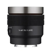 Samyang V-AF 75mm T1.9 FE Lens for Sony E (Black)