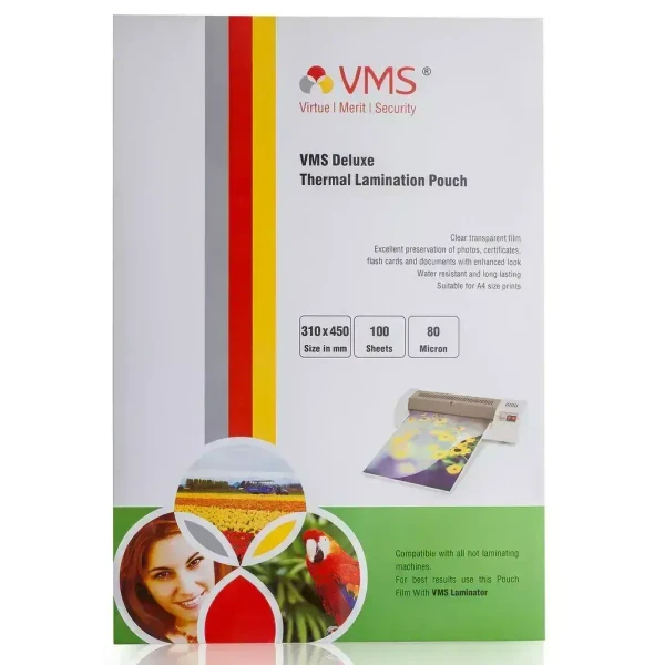 VMS Deluxe Thermal Lamination Pouch 65mmx95mm