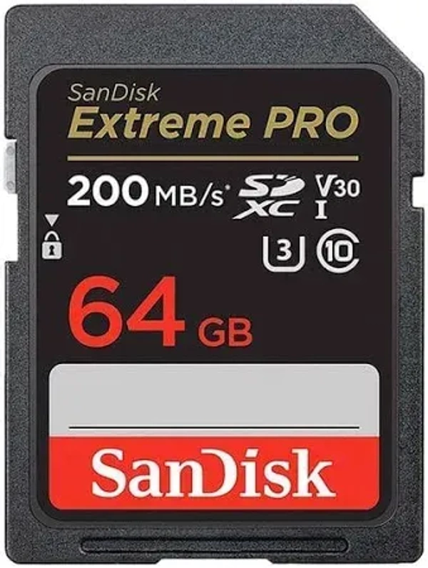 Sandisk Card Extreme PRO 64GB 200mps 