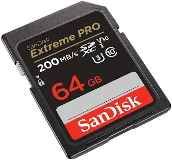 Sandisk Card Extreme PRO 64GB 200mps 