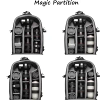 MOBIUS TRENDSETTER PRO 100% WATERPROOF DSLR BACKPACK CAMERA BAG WITH RAIN COVER Camera Bag  (Black)