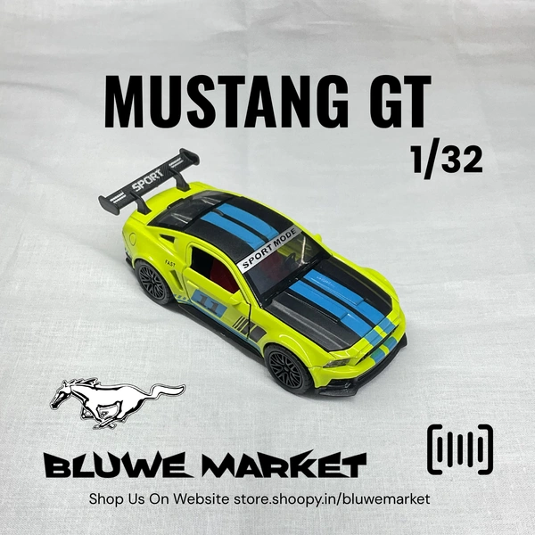 Mustang Gt 1/32 Diecast Metal Toy Car 
