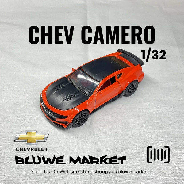 Chevorlet Camero 1/32 - Diecast Metal Toy Car - Orange 