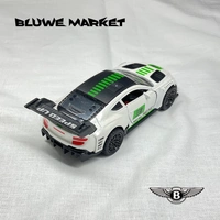 Bentley Continental Gt 1/32 Diecast Metal Toy Car - Green 
