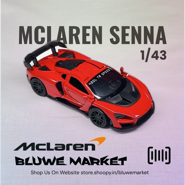 McLaren Senna Metal Diecast Toy Car 1/43