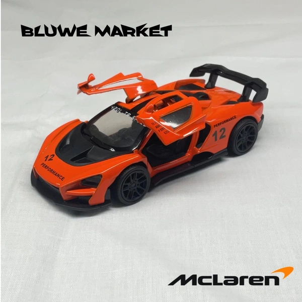 McLaren Senna Metal Diecast Toy Car 1/43 - Orange - Web Orange