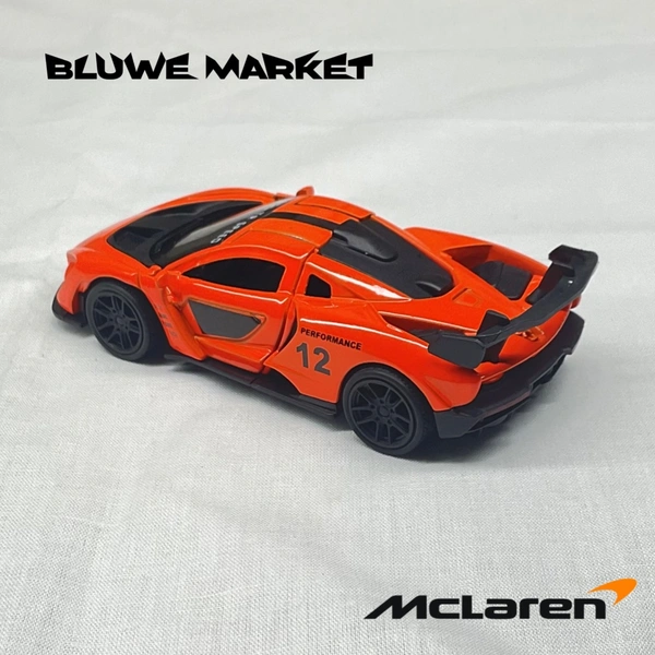McLaren Senna Metal Diecast Toy Car 1/43 - Orange - Web Orange