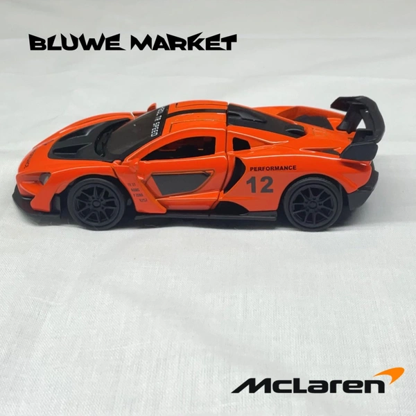 McLaren Senna Metal Diecast Toy Car 1/43 - Orange - Web Orange
