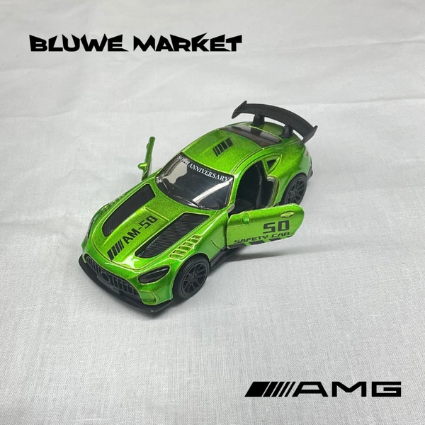 Mercedes Benz Amg Diecast Metal Toy Car 1/43  - Green