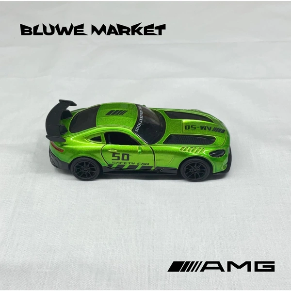 Mercedes Benz Amg Diecast Metal Toy Car 1/43  - Green
