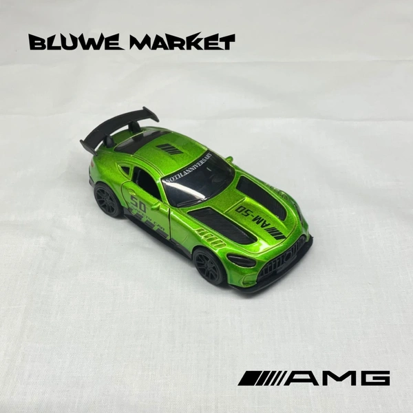 Mercedes Benz Amg Diecast Metal Toy Car 1/43  - Green