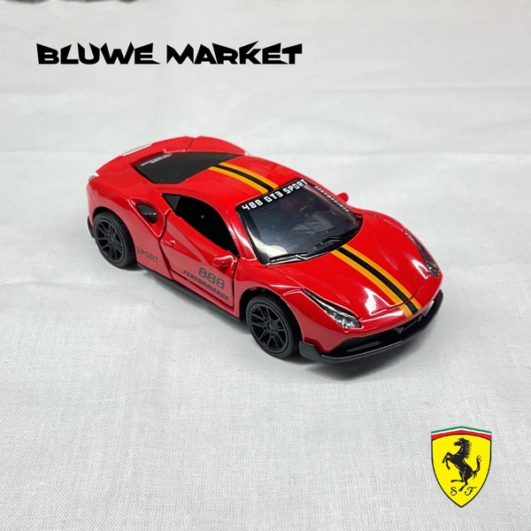 Ferrari 488 GT 1/43 Diecast Metal Toy Car - Red