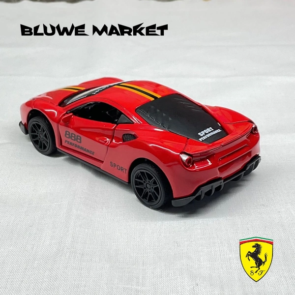 Ferrari 488 GT 1/43 Diecast Metal Toy Car - Red