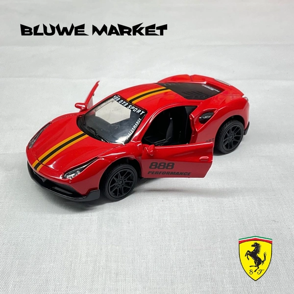 Ferrari 488 GT 1/43 Diecast Metal Toy Car - Red