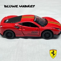 Ferrari 488 GT 1/43 Diecast Metal Toy Car - Red