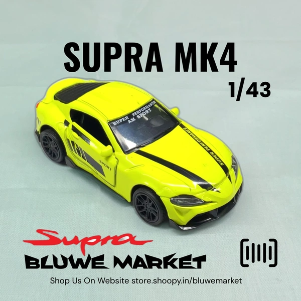 Supra MK4 1/43 Diecast Metal Toy Car