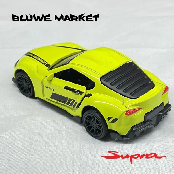 Supra MK4 1/43 Diecast Metal Toy Car - Electric Lime