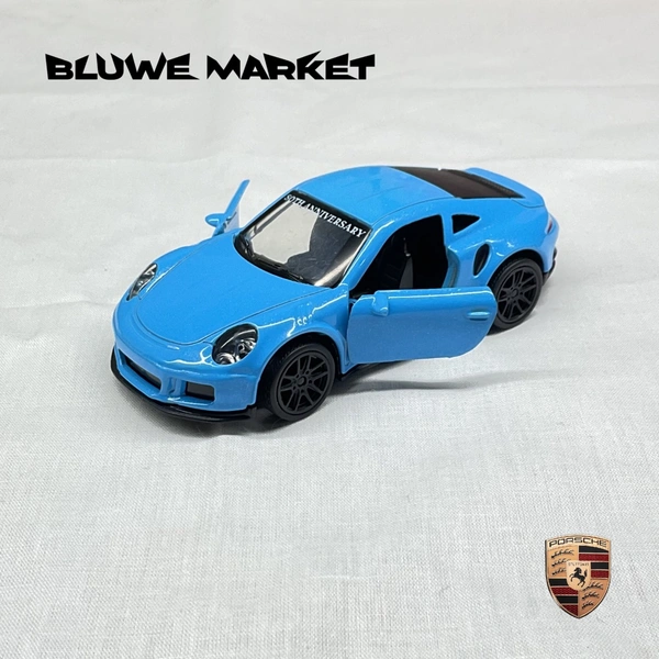 Porsche 911 1/43 Diecast Metal Toy Car  - Bright Turquoise