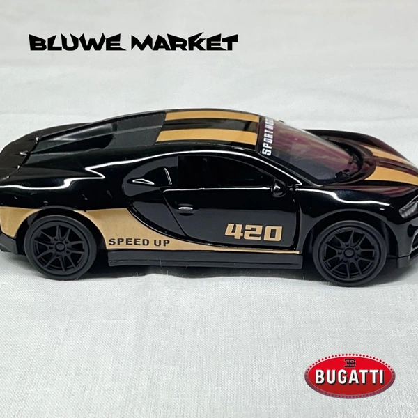 Bugatti Chiron 1/43 Diecast Metal Toy Car - Black