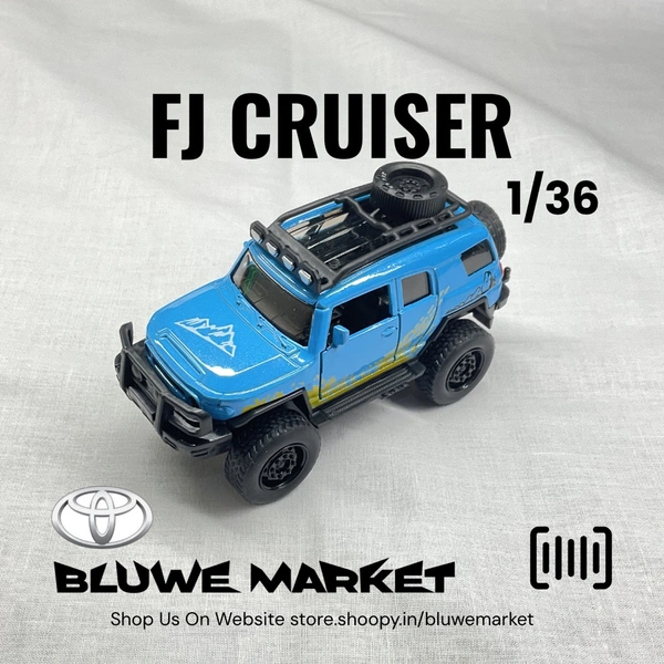 Toyota Fj Cruiser 1/36 Diecast Metal Toy Car 