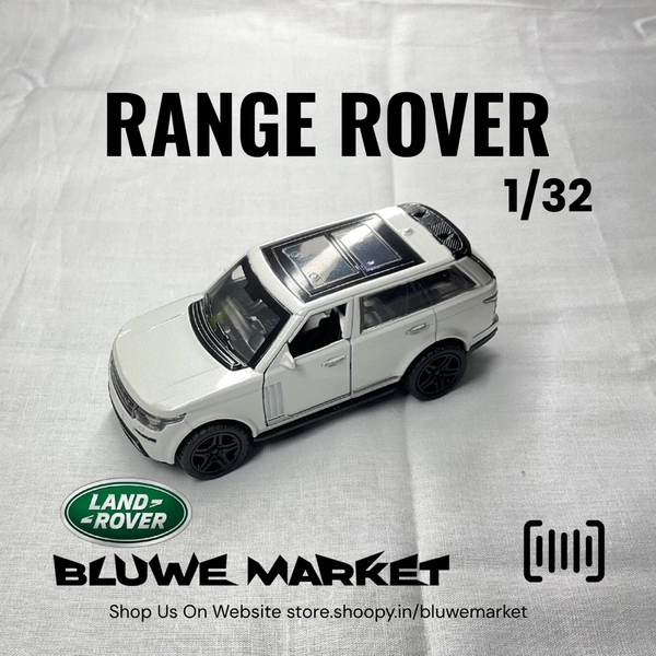Range Rover 1/32 - Diecast Metal Toy Car - White 