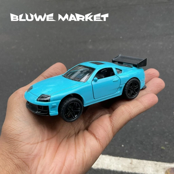 Toyota Supra 1/32 Diecast Metal Toy Car - Blue