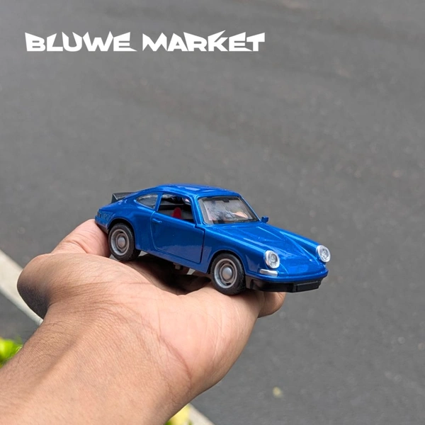 Porsche 911 Vintage 1/36 Scale Diecast Metal Car  - Blue