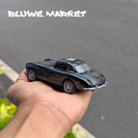 Mercedes Benz 300 Sl Coupe Vintage Diecast Metal Car  - Black