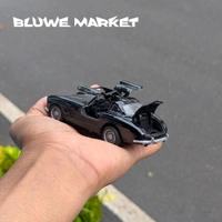 Mercedes Benz 300 Sl Coupe Vintage Diecast Metal Car  - Black
