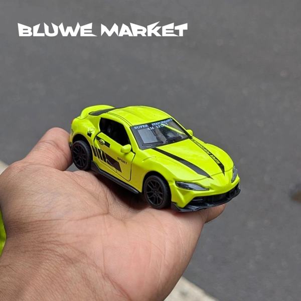 Supra MK4 1/43 Diecast Metal Car  - Green