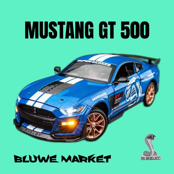 Mustang GT 500 Shelby 1/32 - Diecast Metal Toy Car 
